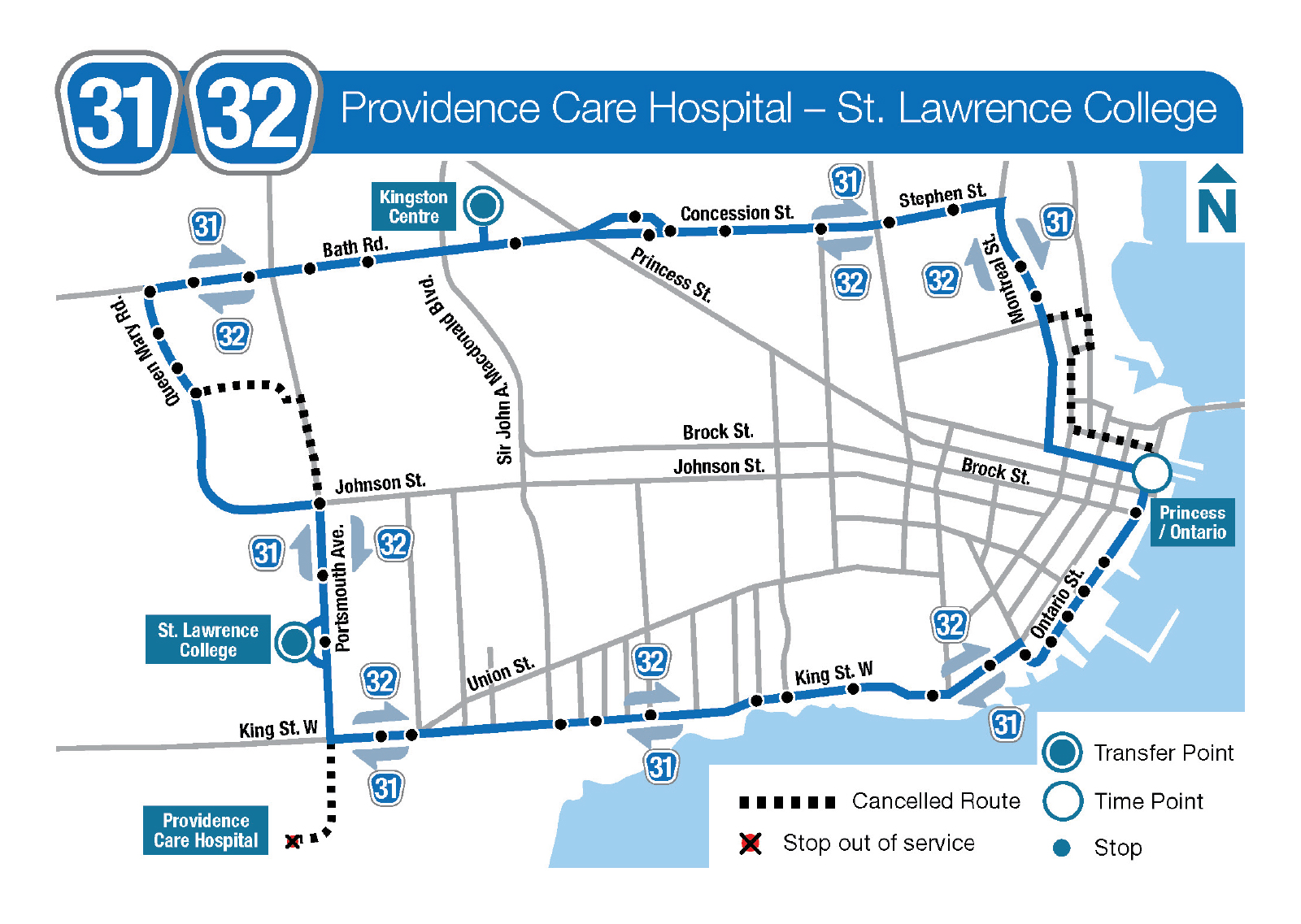 Transit Snow Route 31 32